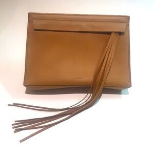 All Saints leather crossbody/ clutch bag